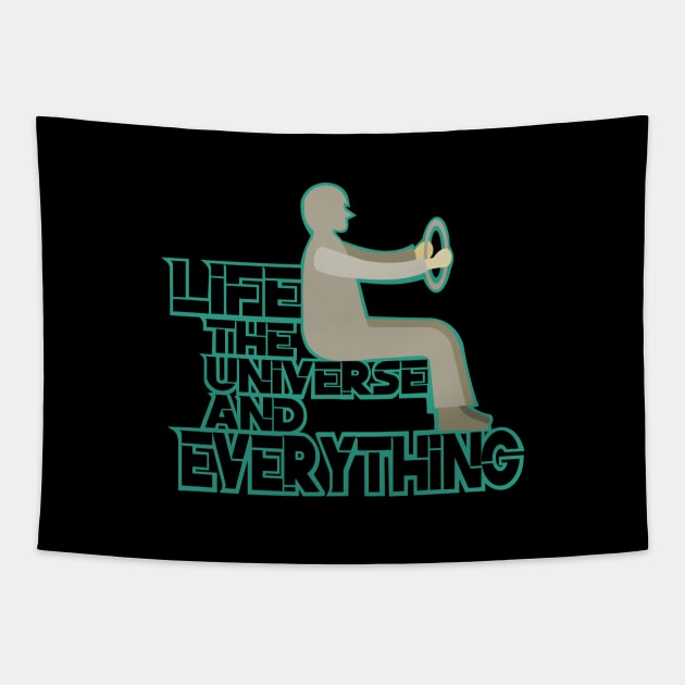 Life, the universe and everything Tapestry by mypointink