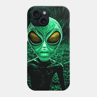 Planet X Aliens Sci-Fi NFT Collection Phone Case