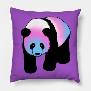 Trans Panda Pillow