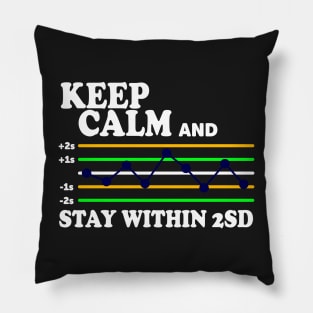 Keep Calm And Stay Within 2SD Pillow