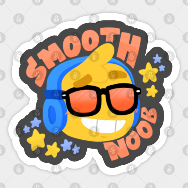 Smooth Noob Roblox Gift For Kids Roblox Sticker Teepublic - roblox oof gaming noob t shirt by smoothnoob roblox oof