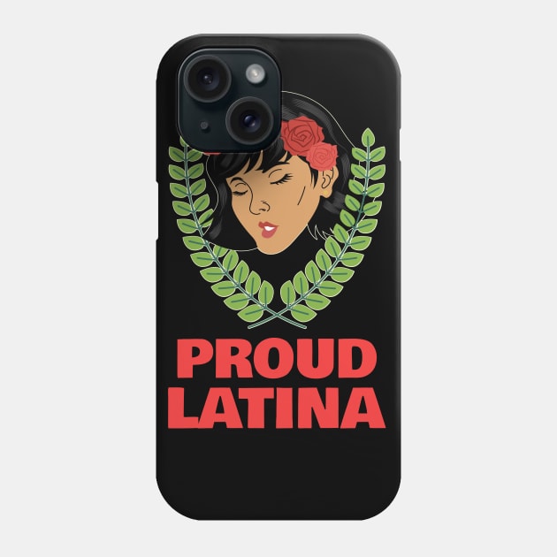 proud latina Phone Case by Theblackberry