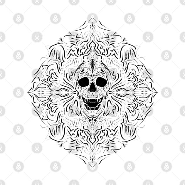 Skull Mandala by FattoAMano