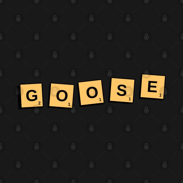 GOOSE Scrabble Points by GypsyBluegrassDesigns