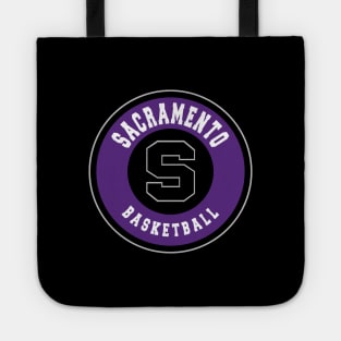 Sacramento basketball Tote