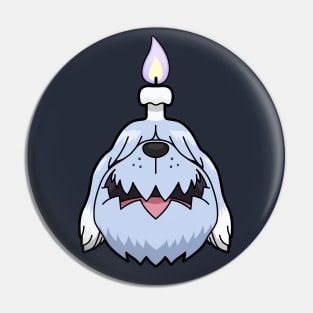 Greavard Ghost Dog Pin