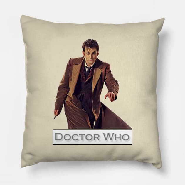 Doctor Who Pillow by TheisDeschain