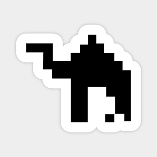 camel animal sillhouette pixel Magnet