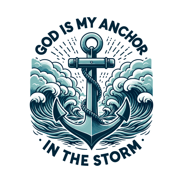 God is My Anchor in The Storm by Francois Ringuette
