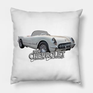 1954 Chevrolet Corvette Convertible Pillow