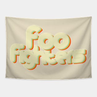 vintage color foo fighters Tapestry