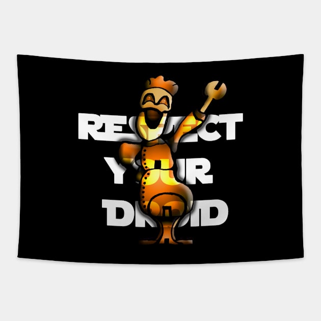 Respect Your Droid Tapestry by IanWylie87