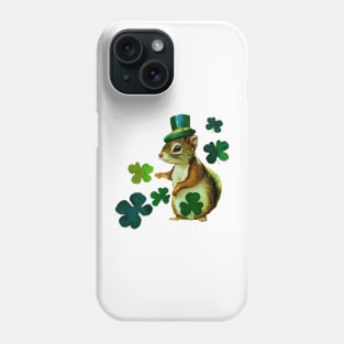 Luck of the Irish, St Patricks Day Squirrel Phone Case