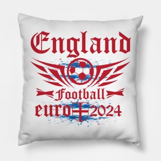 England Football Fan Euro 24 Memorabilia Pillow