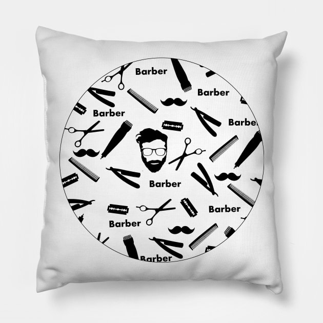 barber Pillow by kobiborisi