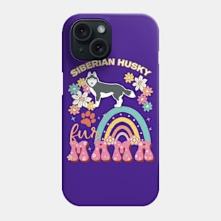 Siberian Husky Fur Mama, Siberian Husky For Dog Mom, Dog Mother, Dog Mama And Dog Owners Phone Case