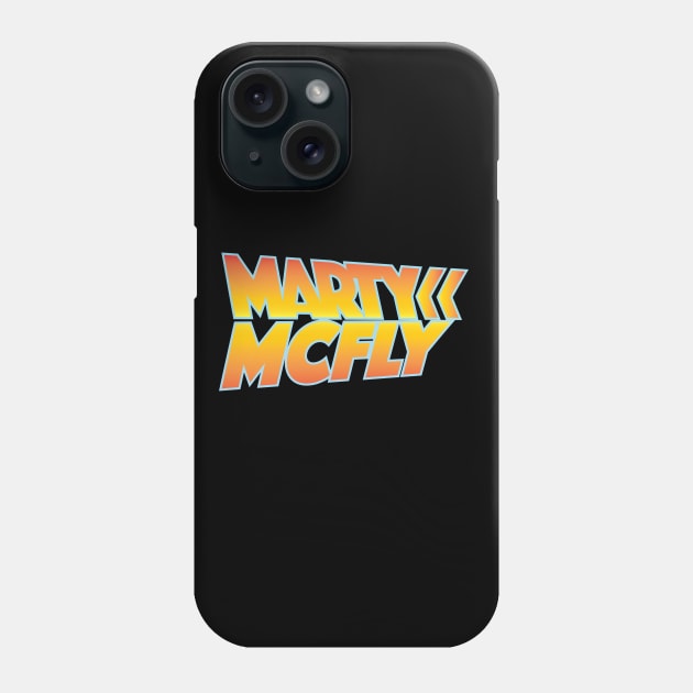 Marty McFly Back to the Future Phone Case by glaucocosta