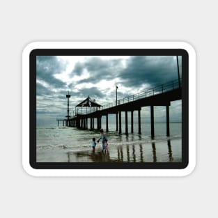 Storm clouds approaching, Brighton Beach Magnet