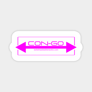 Compact Con-Go Logo in fuschia Magnet