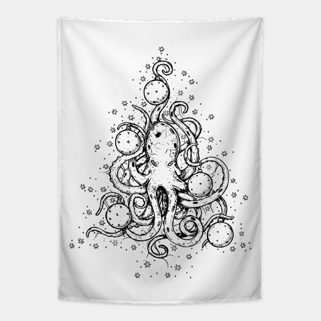 octopus Tapestry by rudoi