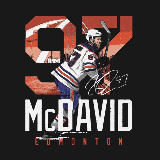 Connor Mcdavid Edmonton Landmark by Erianna Bee