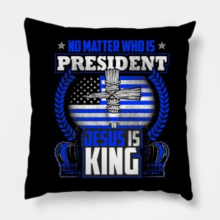 JESUS IS KING Pillow