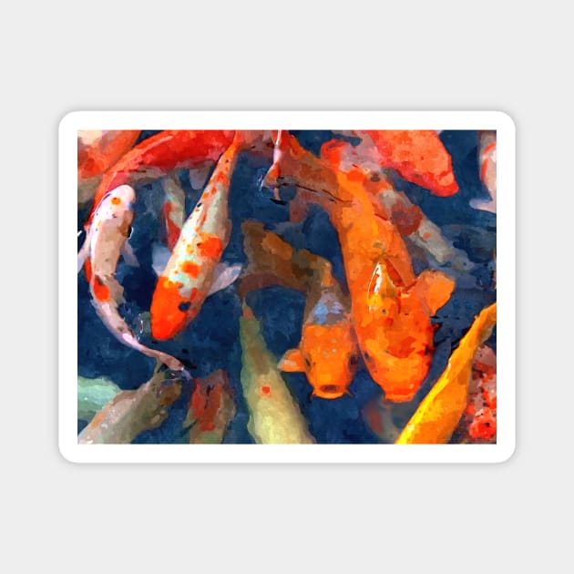 School of Koi Magnet by SusanSavad