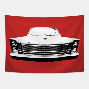 Ford Galaxie 1960s American classic car monoblock black/white Tapestry