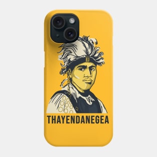 Thayendanegea Native American Shirt Design Phone Case