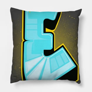 graffiti E Pillow