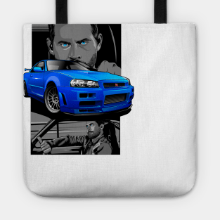 Paul Walker x GTR-R34 Tote