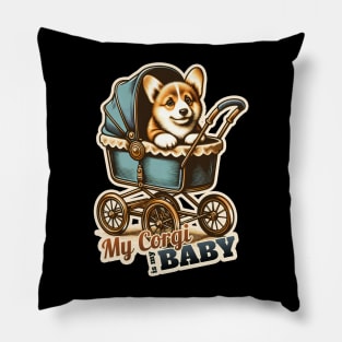 Corgi Baby Pillow