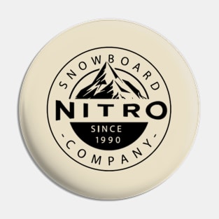 Nitro Snowboards Powder Power Black Pin