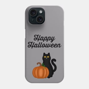 Happy Halloween Black Cat Phone Case