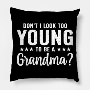 Best Grandma Art For Mom Mother Grandparents Day Pillow