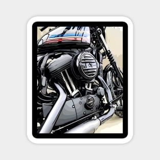 Motorcycle sportster Magnet