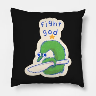 Fight God Pillow