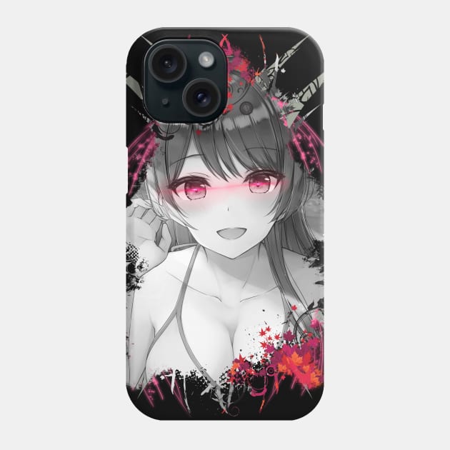 Cute Girl - Pink V Phone Case by Scailaret