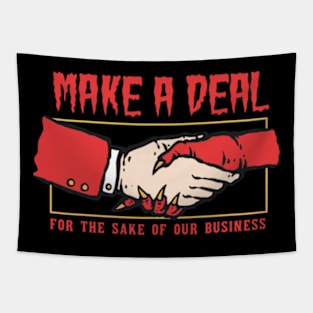 evil  Deal business Tapestry