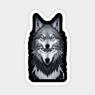 Wolf T Shirt Magnet