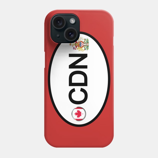 Canada car country code Phone Case by Travellers