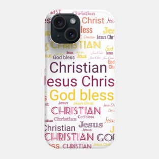 108 holy names of Jesus Christ and blessings Phone Case