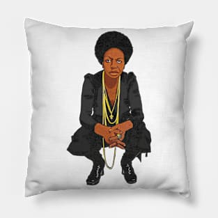 black girl magic nina simone Pillow