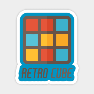 Retro Cube Magnet