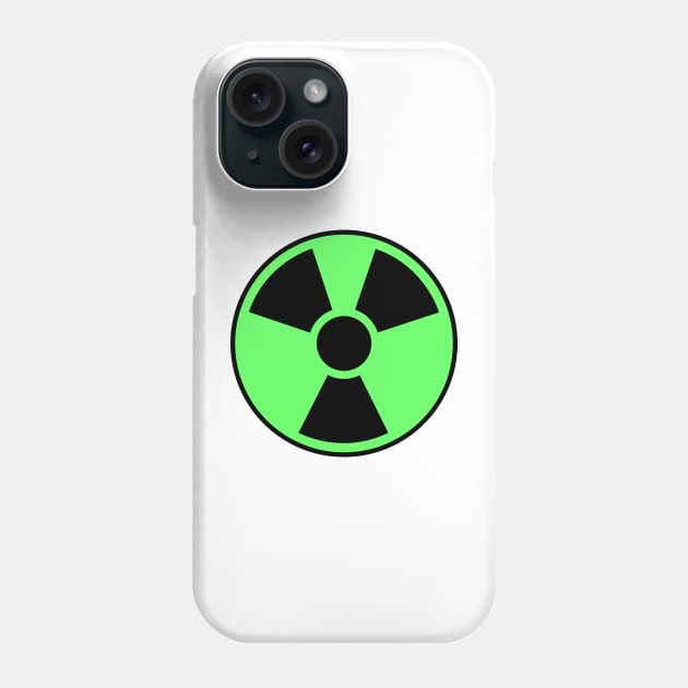 Nuclear radiation sign, nuclear warning symbol - radiation, energy, atomic power Phone Case by mrsupicku