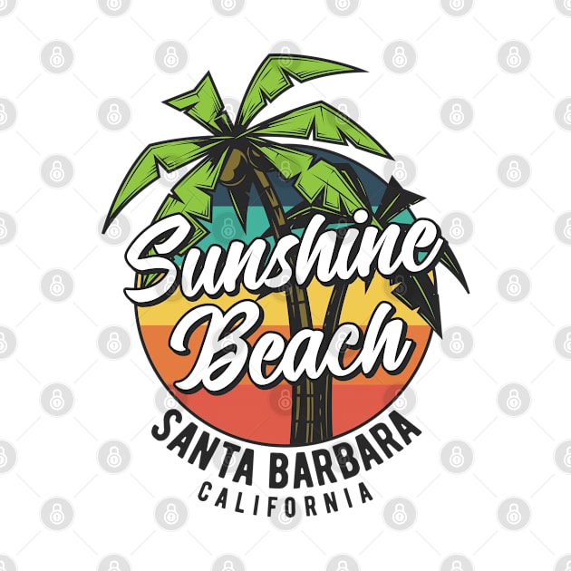 Sunshine Beach Santa Barbara California by JabsCreative