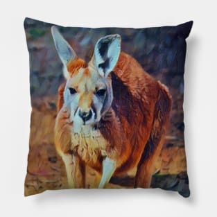 Australian joey kangaroo Pillow