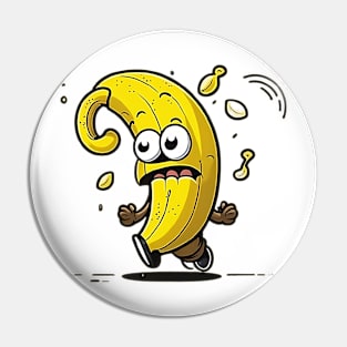 Funny cartoon banana Pin