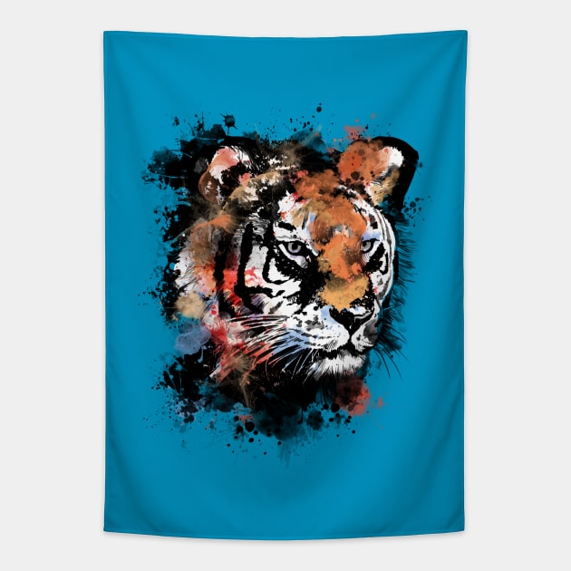 tiger Tapestry by BekimART