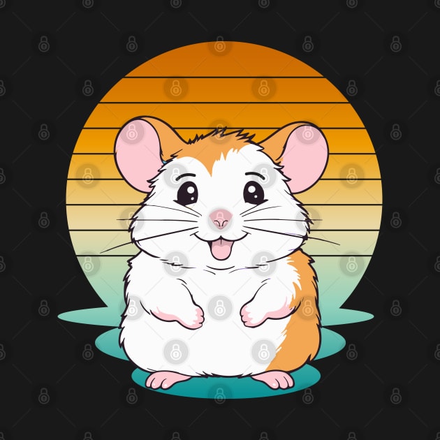 adorable Hamster Lover birthday cool splotch paint by greatnessprint